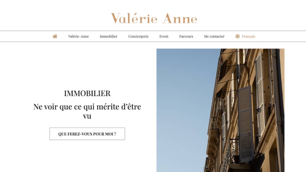 site web valérie-anne
